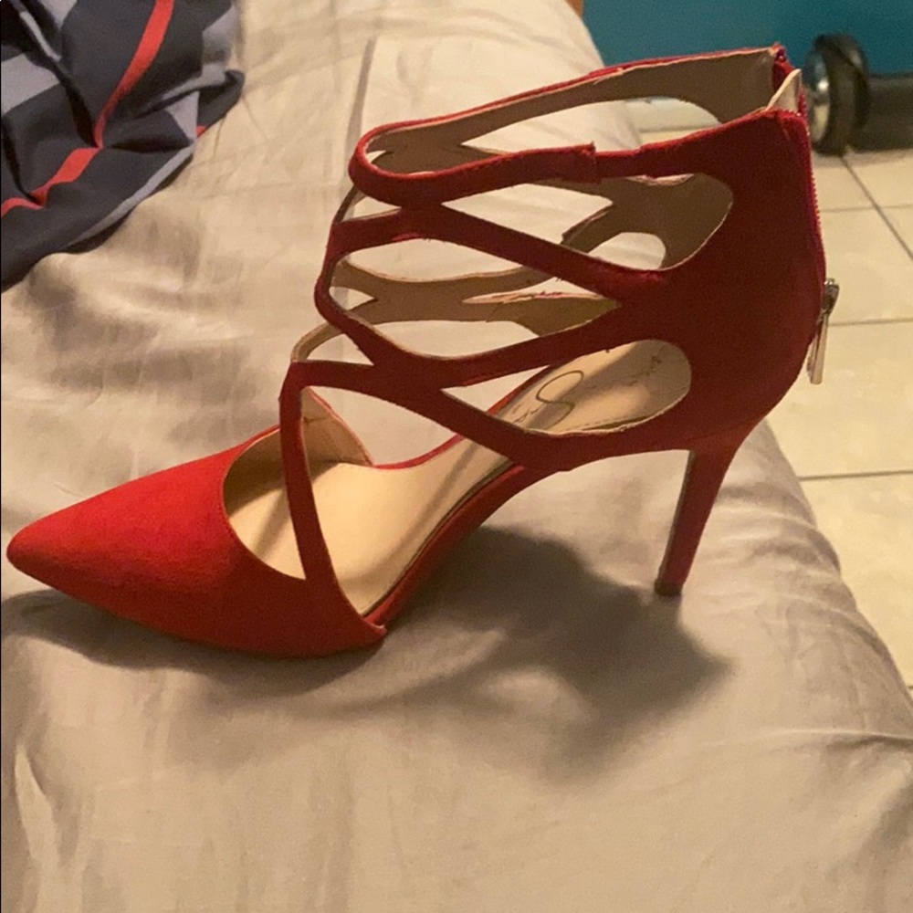 Red high heels